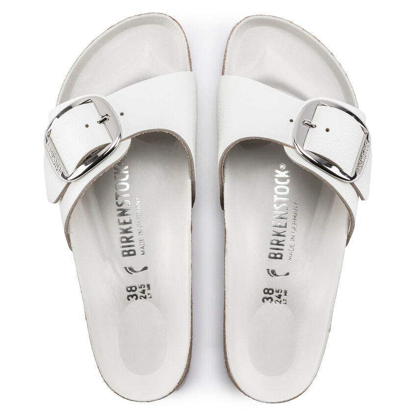 BIRKENSTOCK MADRID BIG BUCKLE Leather | White