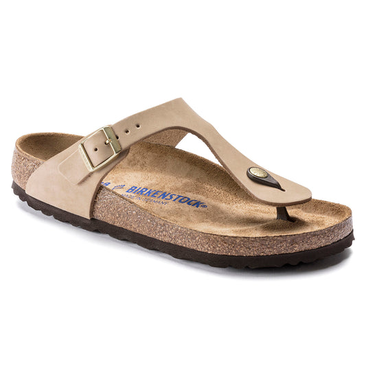 BIRKENSTOCK GIZEH SOFT FOOTBED | SANDCASTLE