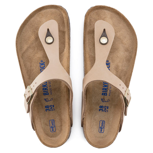 BIRKENSTOCK GIZEH SOFT FOOTBED | SANDCASTLE