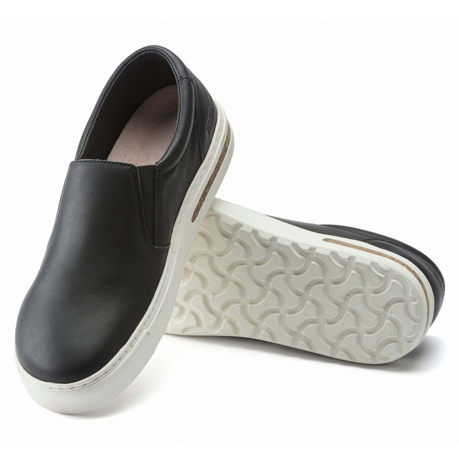 BIRKENSTOCK OSWEGO LEATHER NARROW | BLACK