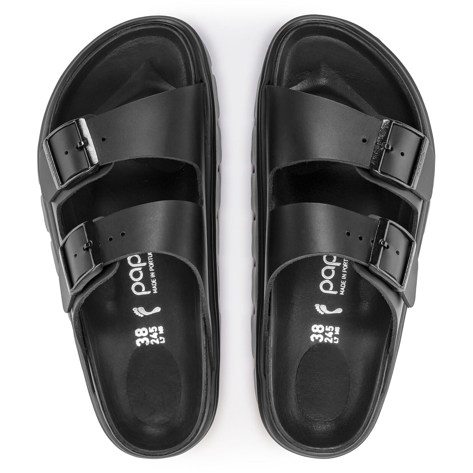BIRKENSTOCK ARIZONA CHUNKY LEATHER | BLACK