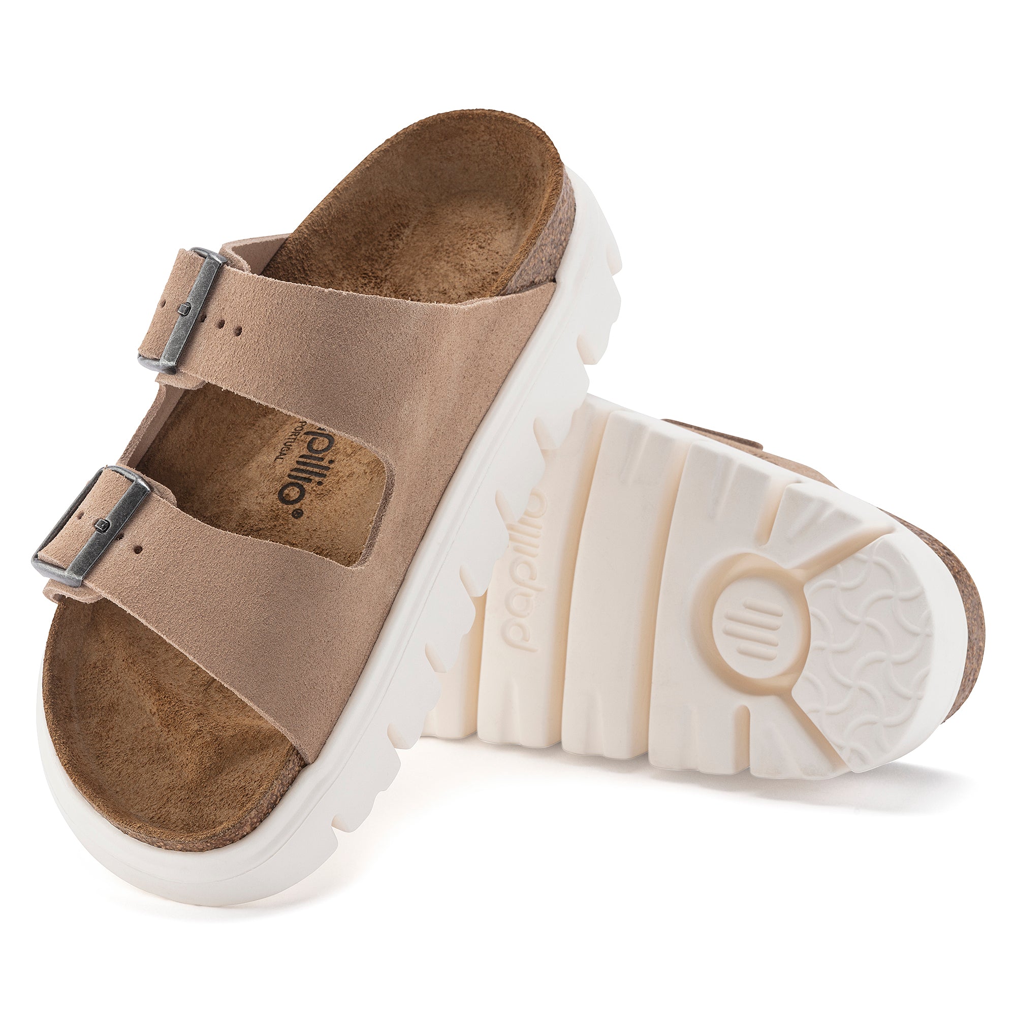 BIRKENSTOCK ARIZONA CHUNKY LEATHER | WARM SAND
