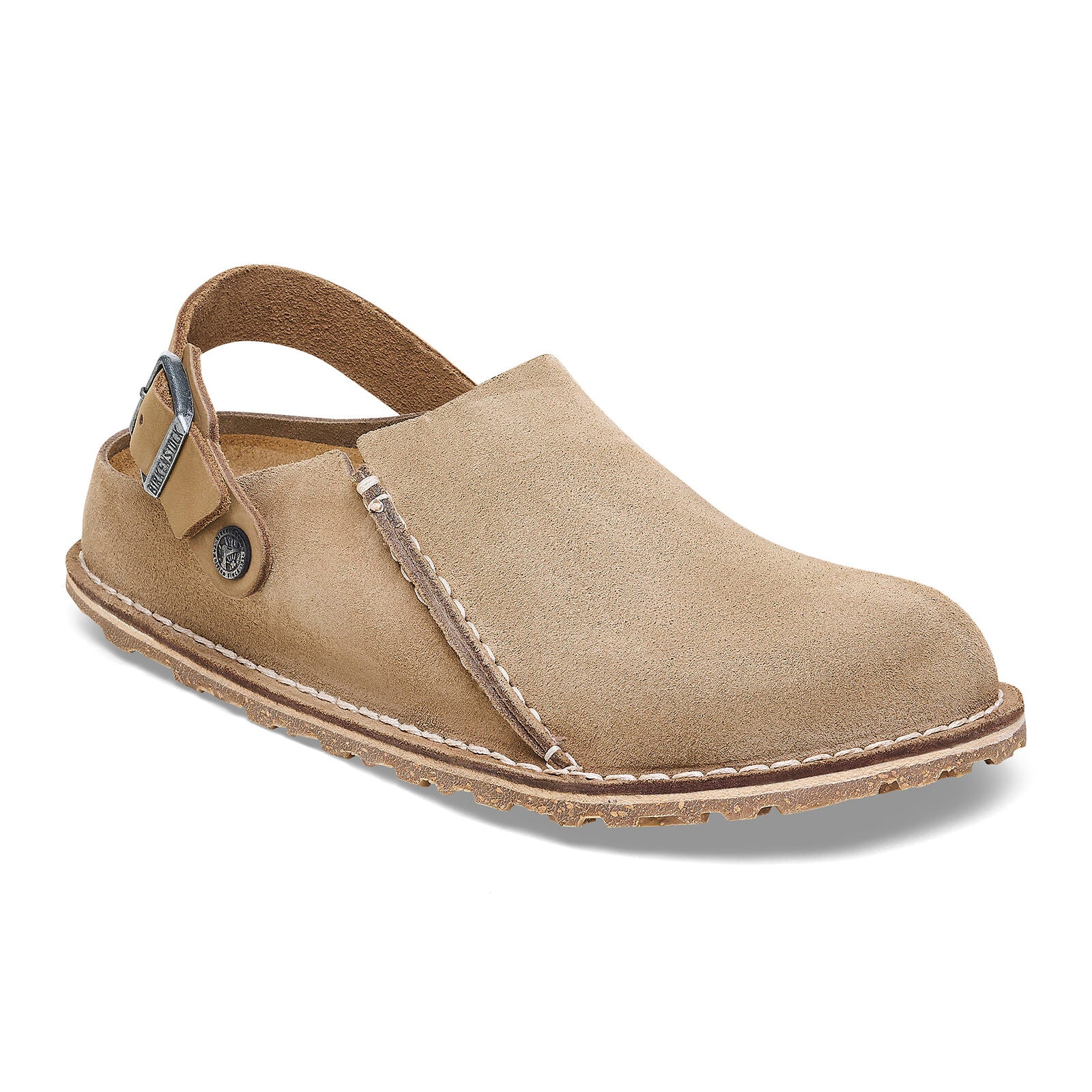 BIRKENSTOCK LUTRY PREMIUM SUEDE | GRAY TAUPE
