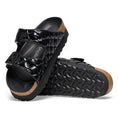 Load image into Gallery viewer, BIRKENSTOCK ARIZONA PLATFORM QUILTED | BLACK
