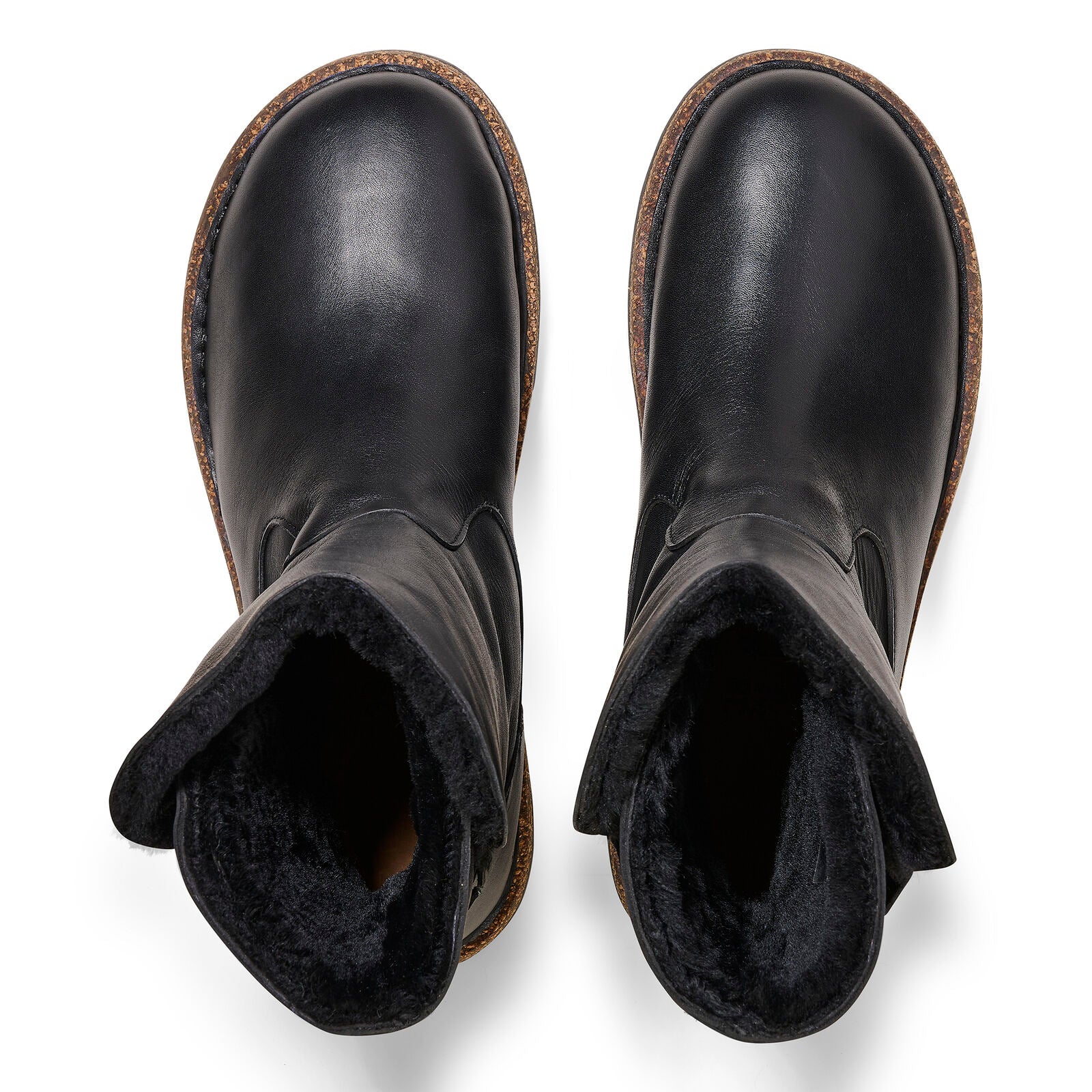 BIRKENSTOCK UPPSALA SHEARLING LEATHER | BLACK
