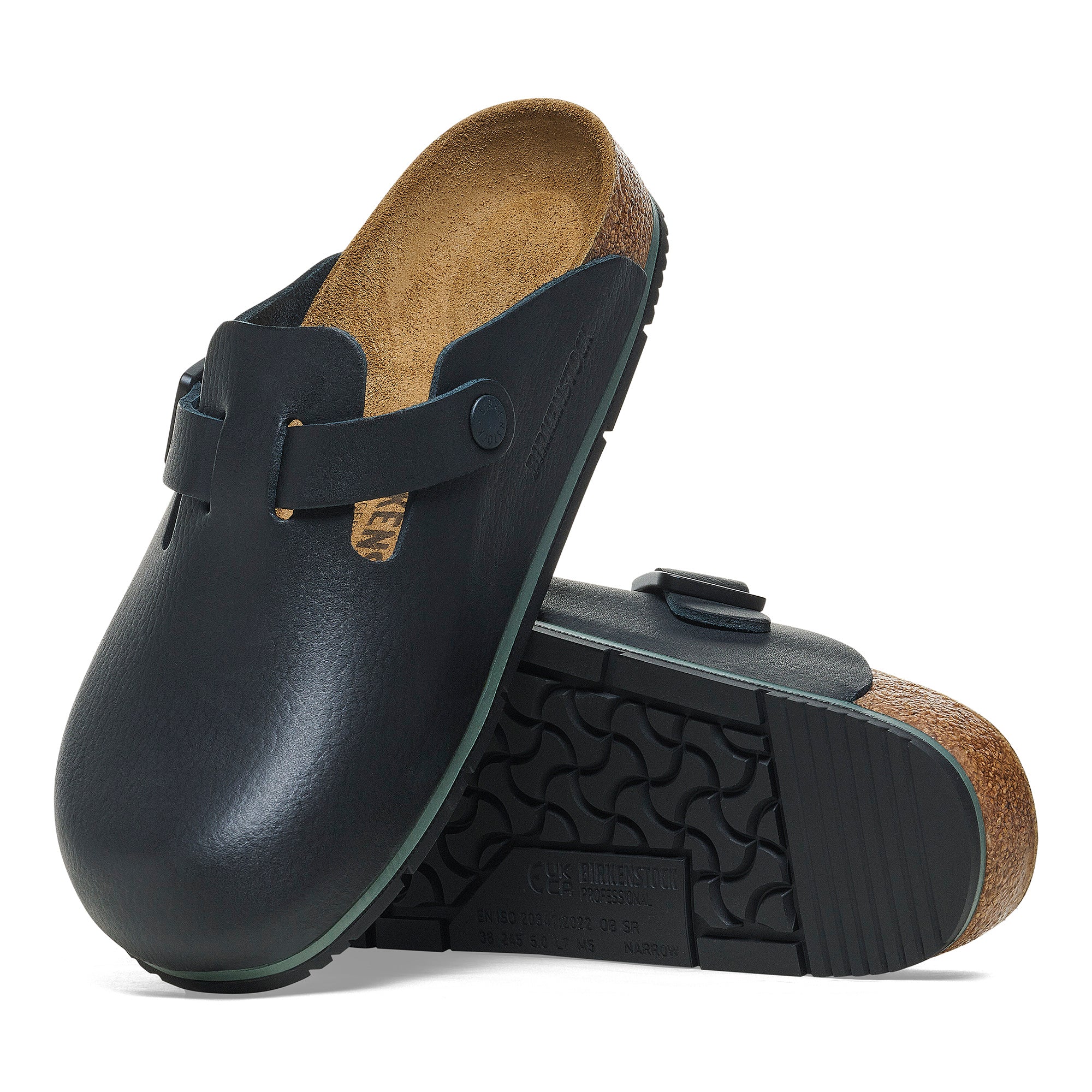 BIRKENSTOCK BOSTON PRO LEATHER | BLACK