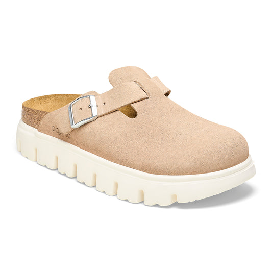 BIRKENSTOCK BOSTON CHUNKY SUEDE | WARM SAND