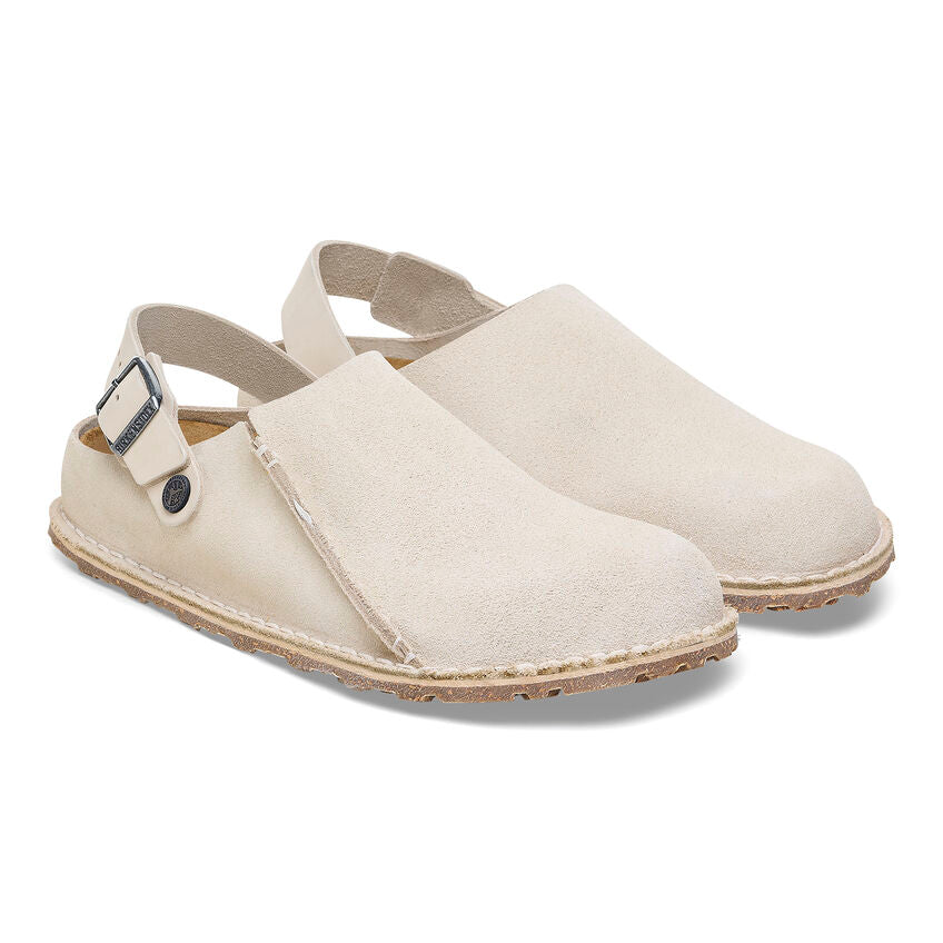BIRKENSTOCK LUTRY SUEDE | EGGSHELL