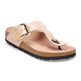 Load image into Gallery viewer, BIRKENSTOCK GIZEH BIG BUCKLE HIGH SHINE | NEW BEIGE