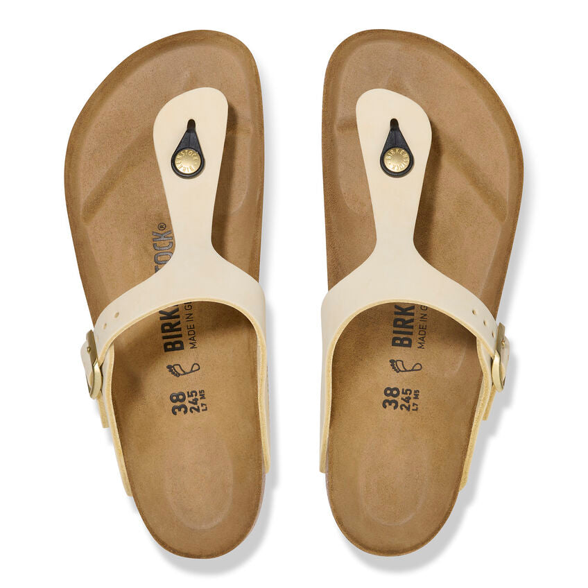 BIRKENSTOCK GIZEH NUBUCK | ECRU