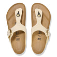Load image into Gallery viewer, BIRKENSTOCK GIZEH BIG BUCKLE NUBUCK | ECRU