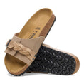 Load image into Gallery viewer, BIRKENSTOCK OITA BRAIDED SUEDE | TAUPE