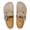Load image into Gallery viewer, BIRKENSTOCK BOSTON BRAIDED SUEDE LEATHER | TAUPE