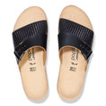 Load image into Gallery viewer, BIRKENSTOCK ALMINA LEATHER/RAFFIA | BLACK