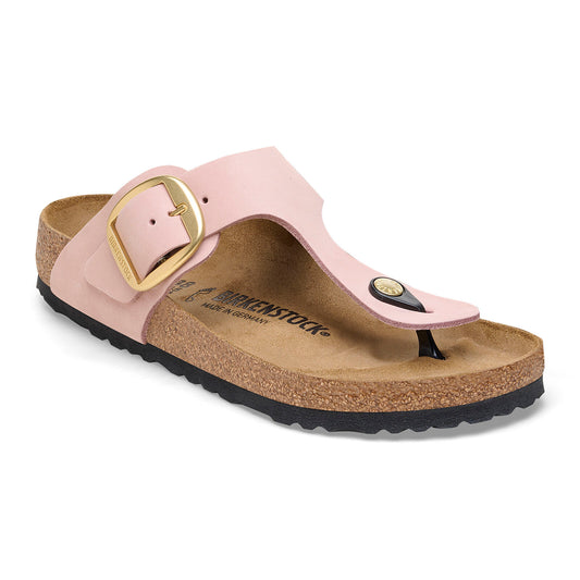 BIRKENSTOCK GIZEH BIG BUCKLE NUBUCK | SOFT PINK