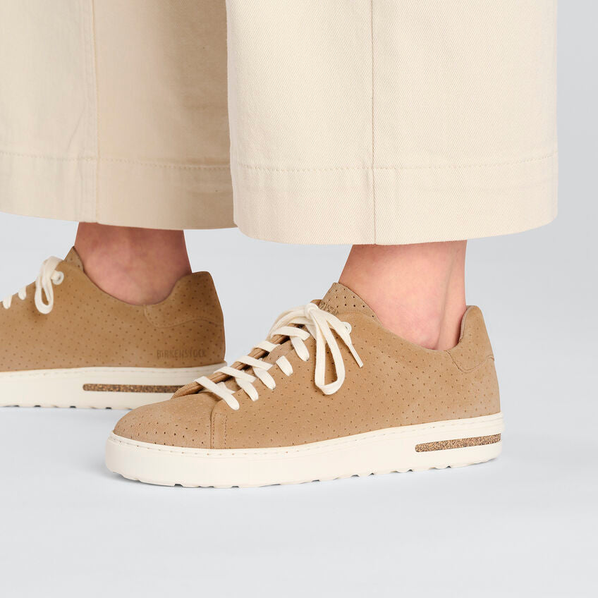 BIRKENSTOCK BEND LOW SUEDE EMBOSSED | NEW BEIGE