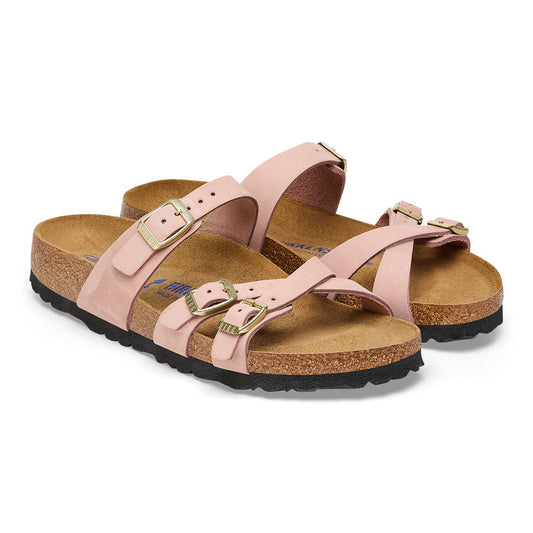 BIRKENSTOCK FRANCA SOFT FOOTBED NUBUCK | SOFT PINK