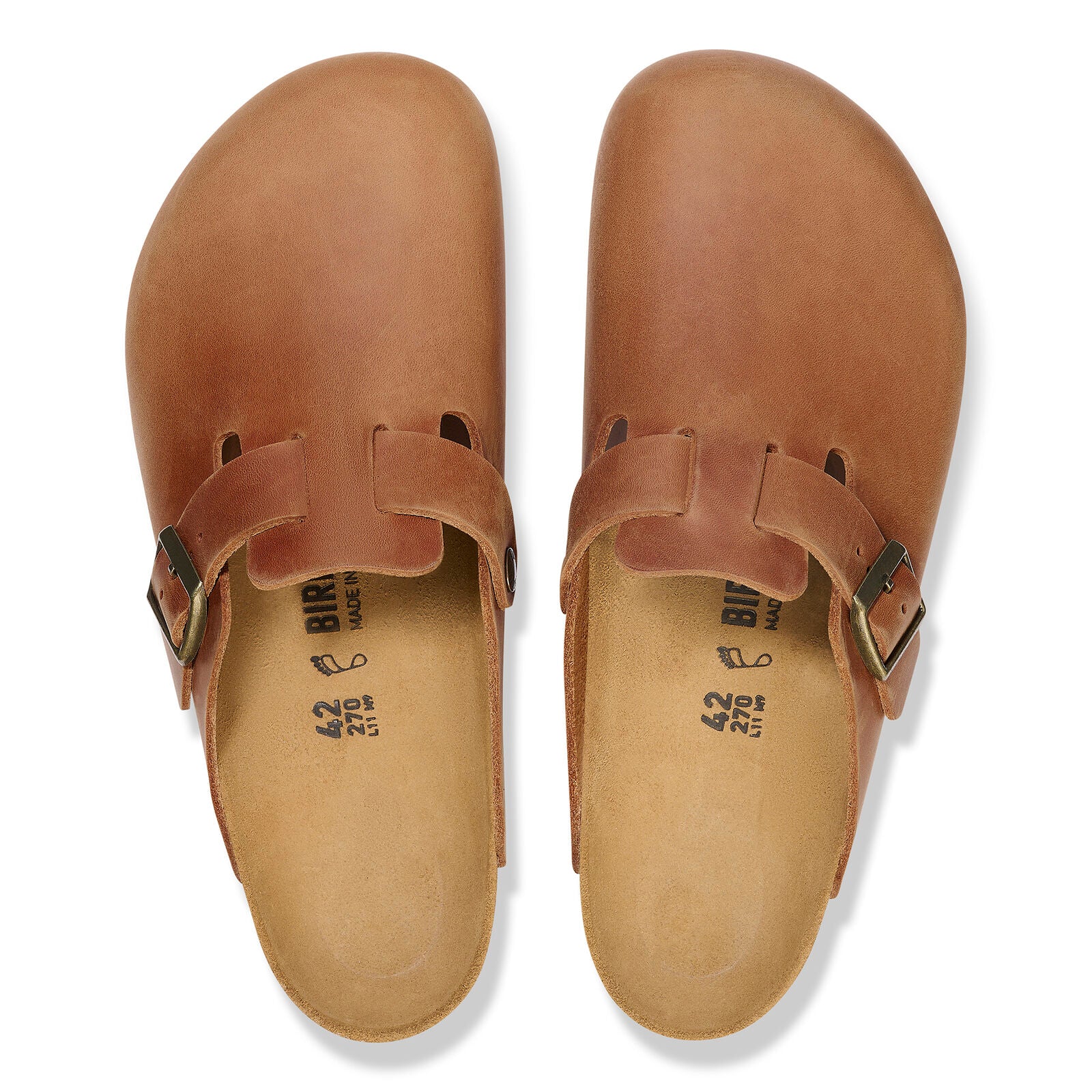 BIRKENSTOCK BOSTON OILED LEATHER | COGNAC