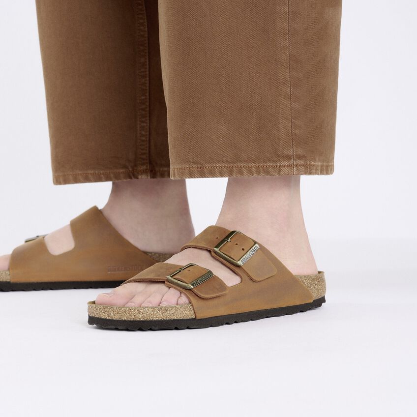 BIRKENSTOCK ARIZONA LEATHER | COGNAC – THE HEN HOUSE