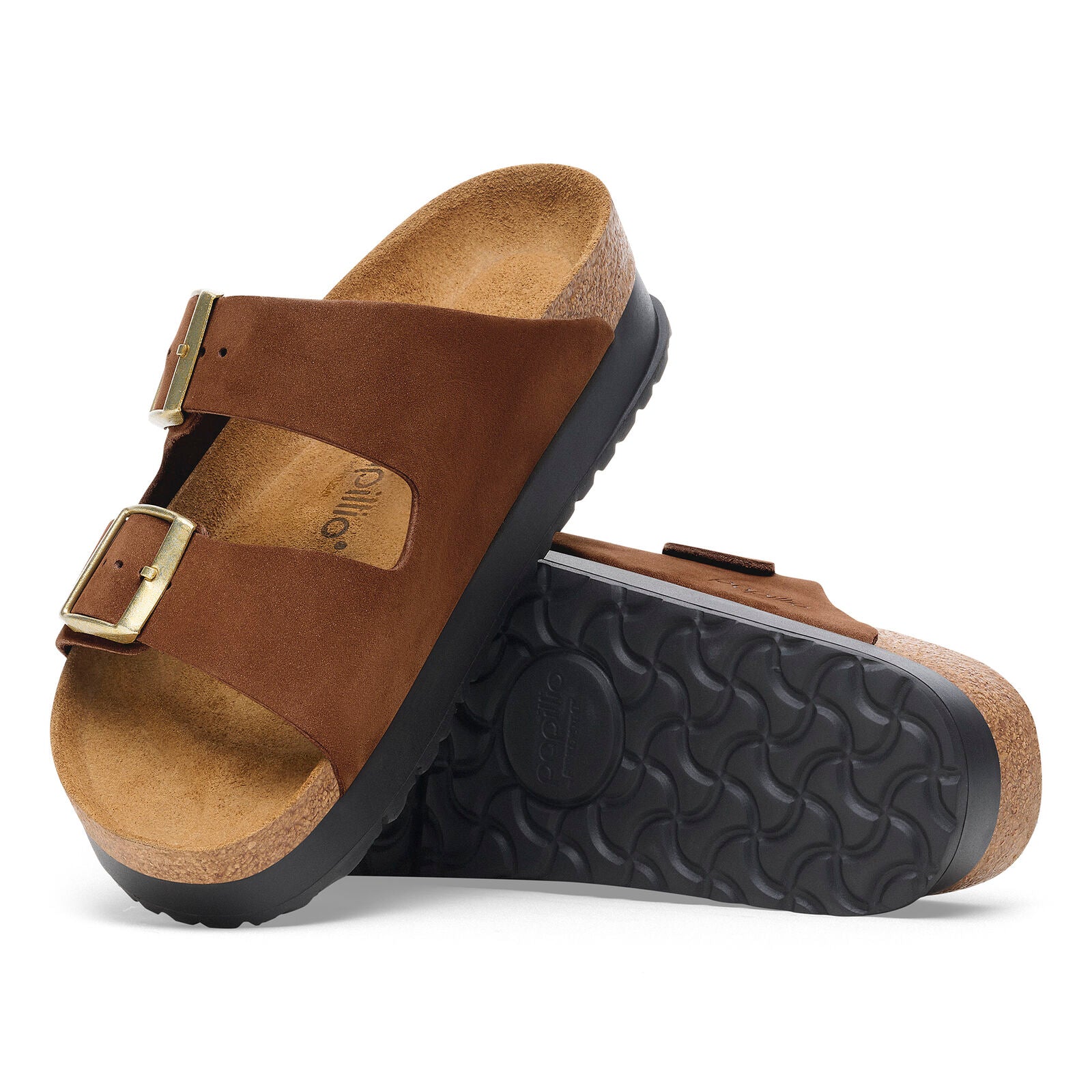 BIRKENSTOCK ARIZONA PLATFORM | DARK TEA