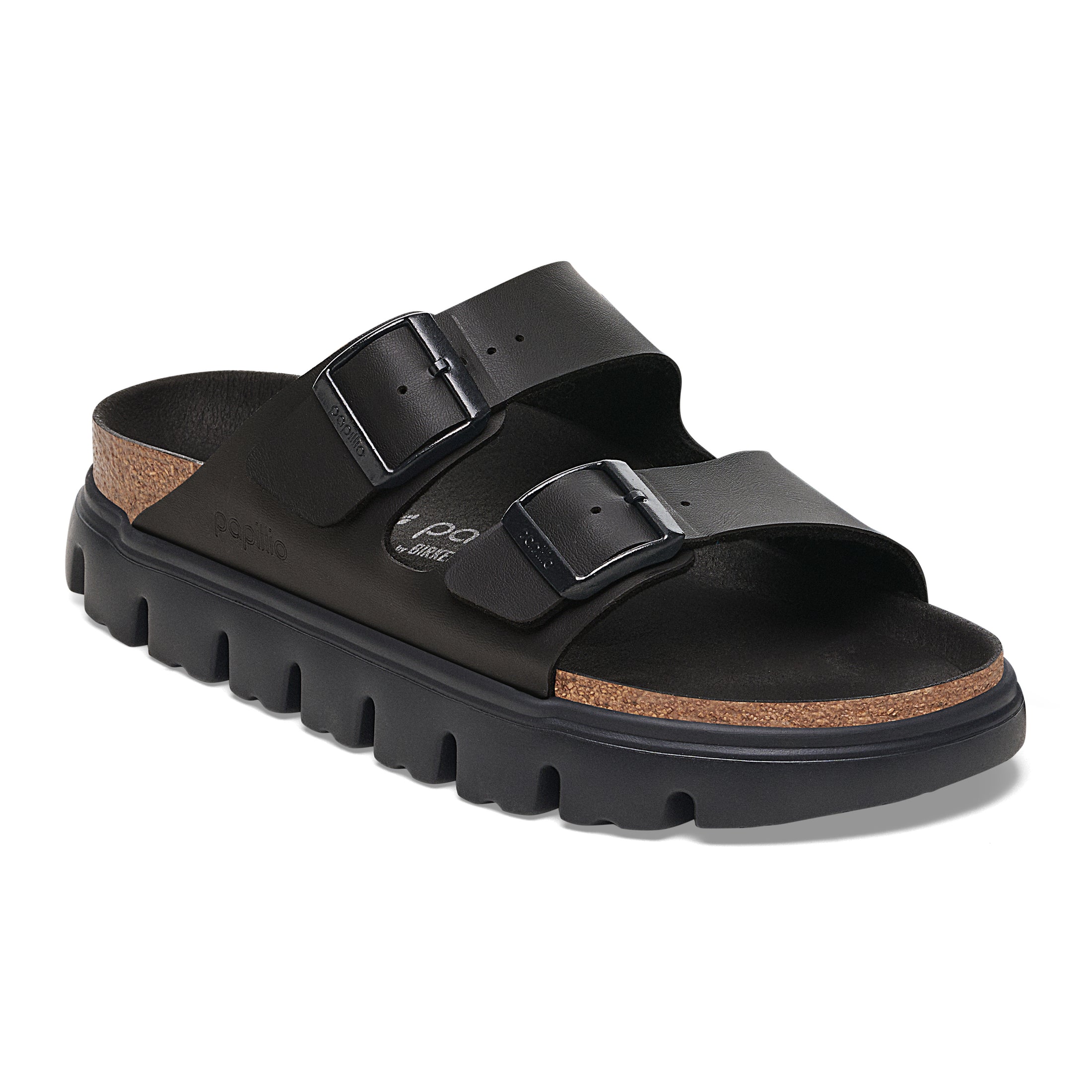 BIRKENSTOCK ARIZONA CHUNKY BIRKO FLOR | BLACK