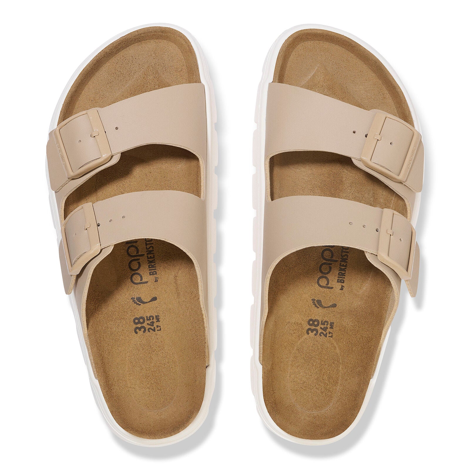 BIRKENSTOCK ARIZONA CHUNKY BIRKO FLOR | SANDCASTLE