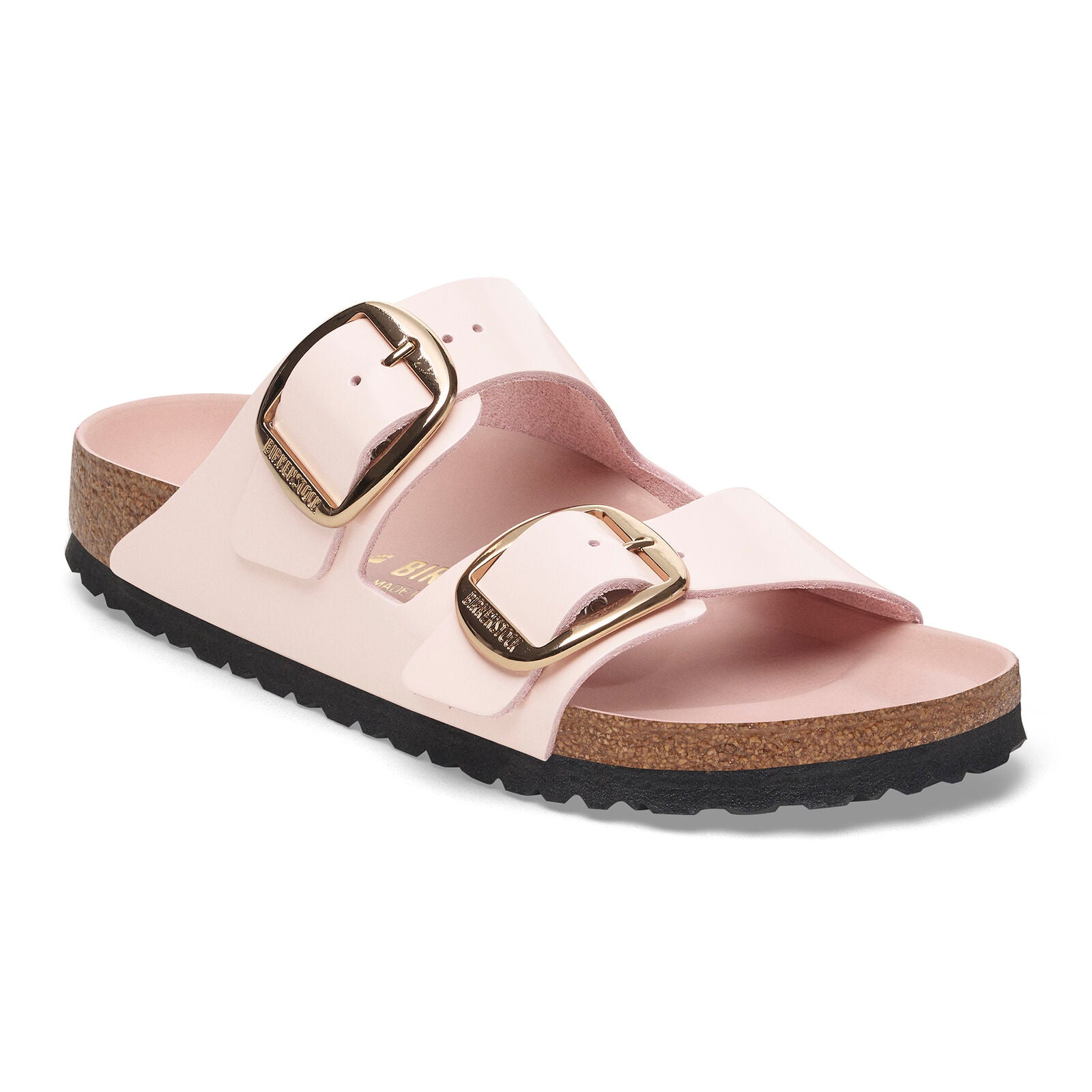BIRKENSTOCK ARIZONA BIG BUCKLE HIGH SHINE | LIGHT ROSE