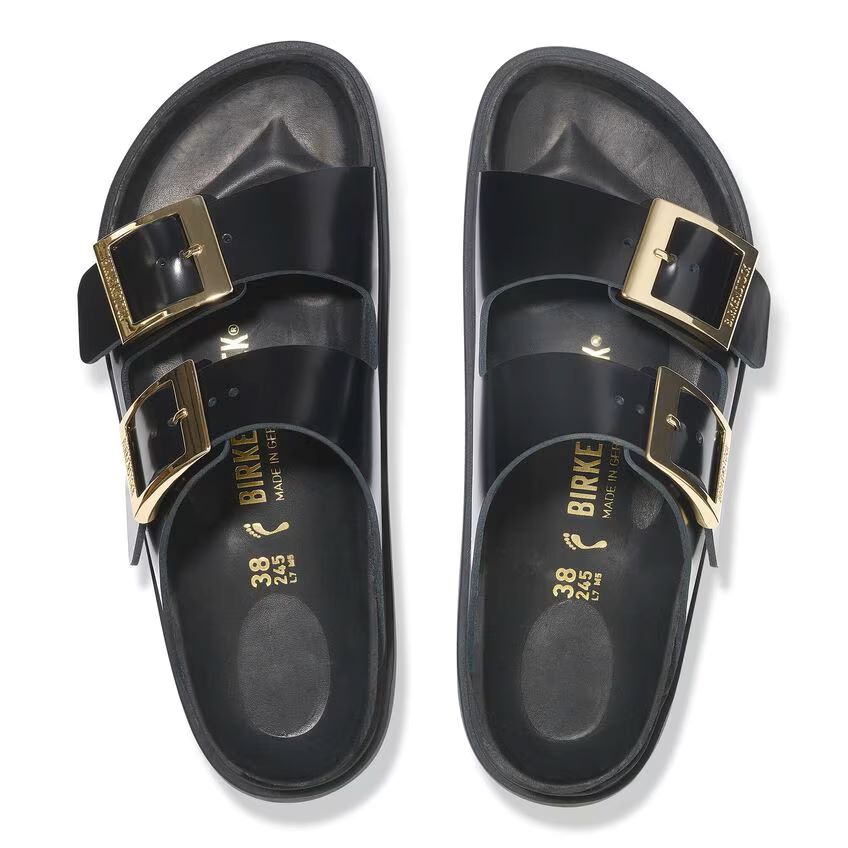 BIRKENSTOCK ARIZONA DROPLET BUCKLE | BLACK