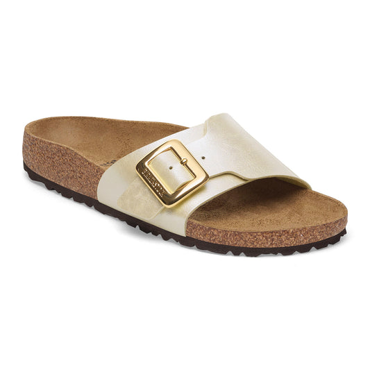 BIRKENSTOCK CATALINA LUXE BUCKLE | PEARL WHITE