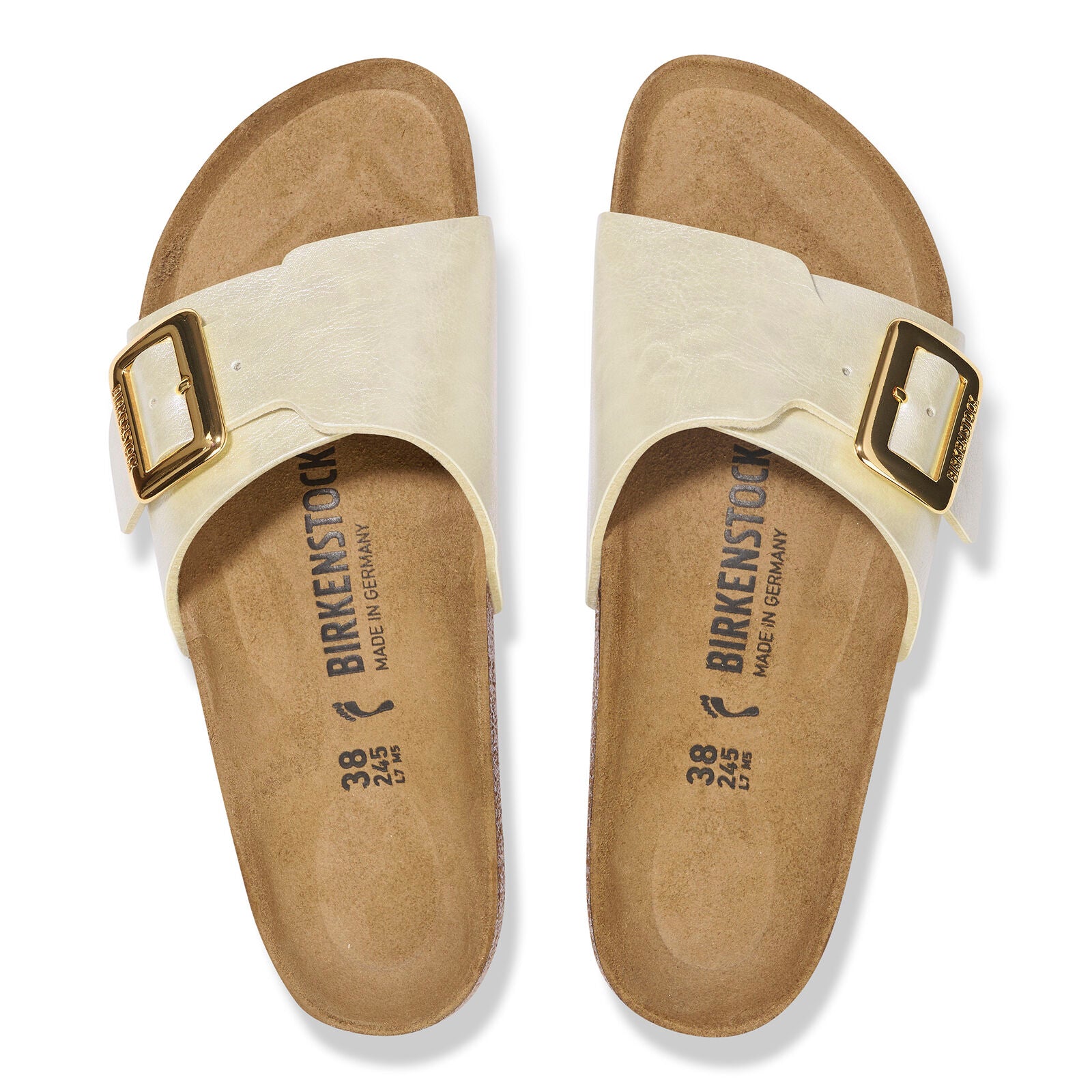 BIRKENSTOCK CATALINA LUXE BUCKLE | PEARL WHITE