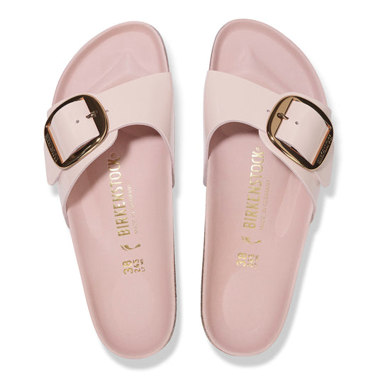 BIRKENSTOCK MADRID BIG BUCKLE HIGH SHINE | LIGHT ROSE