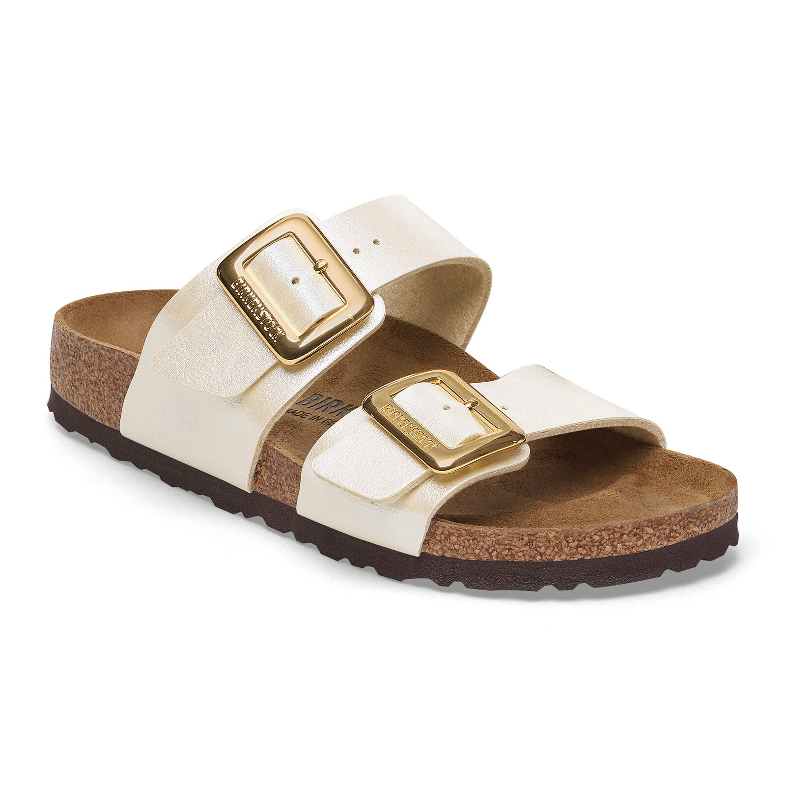 BIRKENSTOCK SYDNEY LUXE BUCKLE | PEARL WHITE