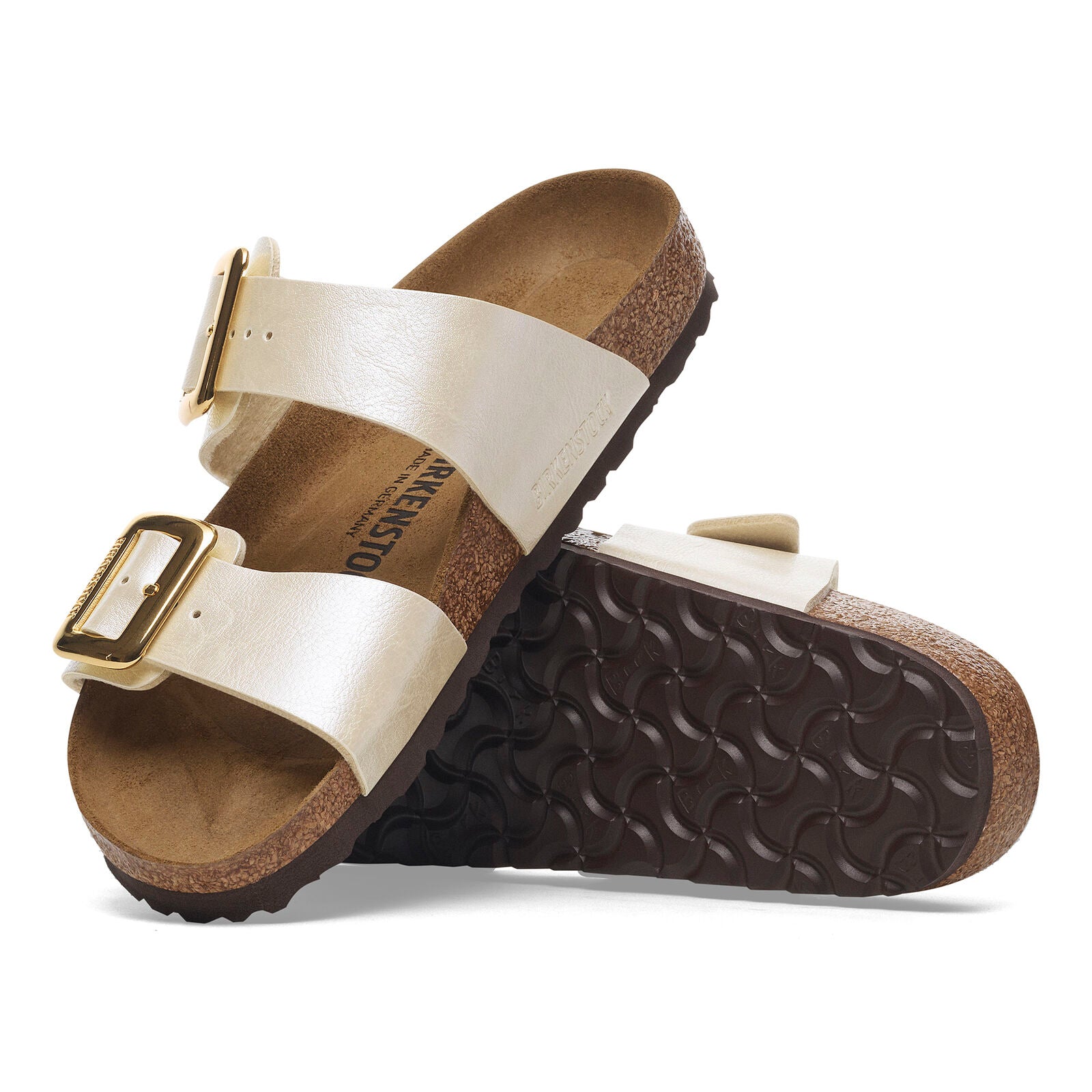 BIRKENSTOCK SYDNEY LUXE BUCKLE | PEARL WHITE