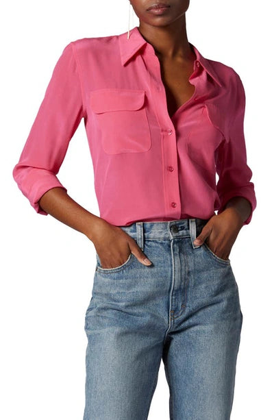 EQUIPMENT SLIM SIGNATURE SILK SHIRT