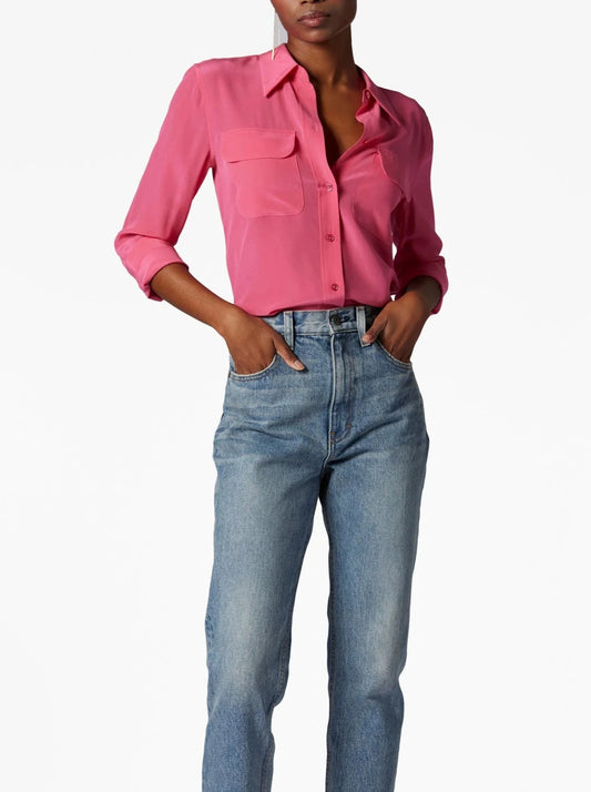 EQUIPMENT SLIM SIGNATURE SILK SHIRT