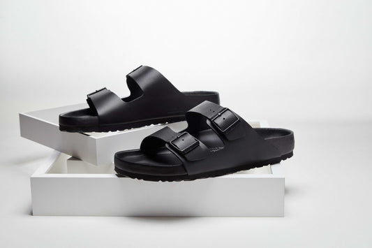 BIRKENSTOCK ARIZONA EXQUISITE LEATHER | BLACK