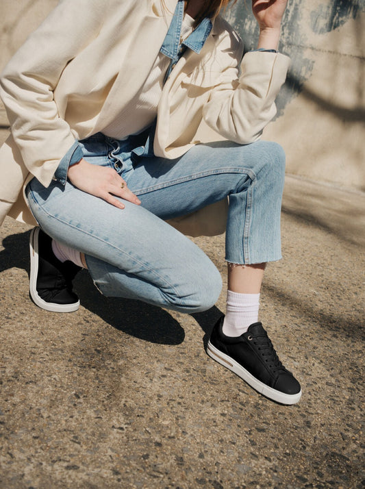 BIRKENSTOCK BEND LOW LEATHER | BLACK