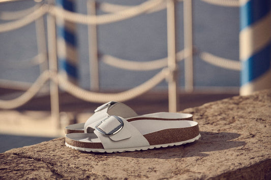 BIRKENSTOCK MADRID BIG BUCKLE Leather | White