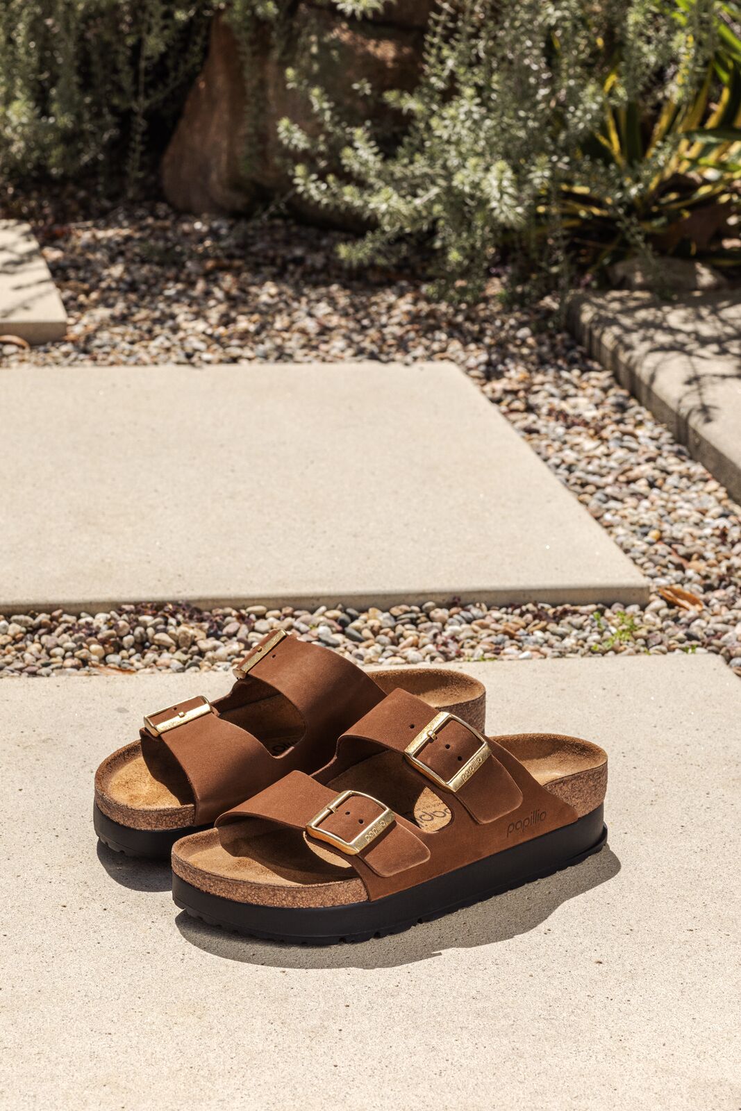 BIRKENSTOCK ARIZONA PLATFORM | DARK TEA