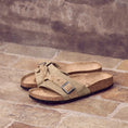 Load image into Gallery viewer, BIRKENSTOCK OITA BRAIDED SUEDE | TAUPE
