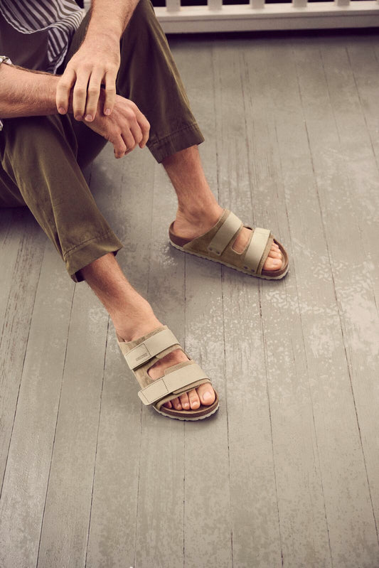 BIRKENSTOCK UJI SUEDE NARROW | TAUPE