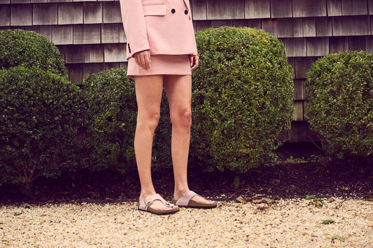BIRKENSTOCK GIZEH BIG BUCKLE NUBUCK | SOFT PINK