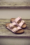 Load image into Gallery viewer, BIRKENSTOCK ARIZONA BIG BUCKLE NUBUCK | SOFT PINK