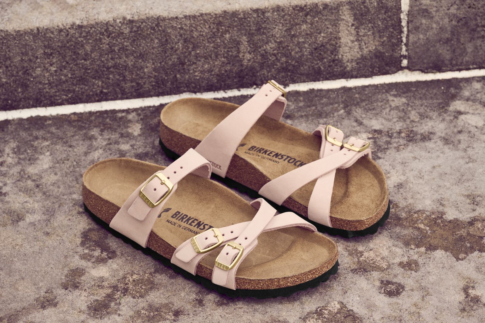 BIRKENSTOCK FRANCA SOFT FOOTBED NUBUCK | SOFT PINK