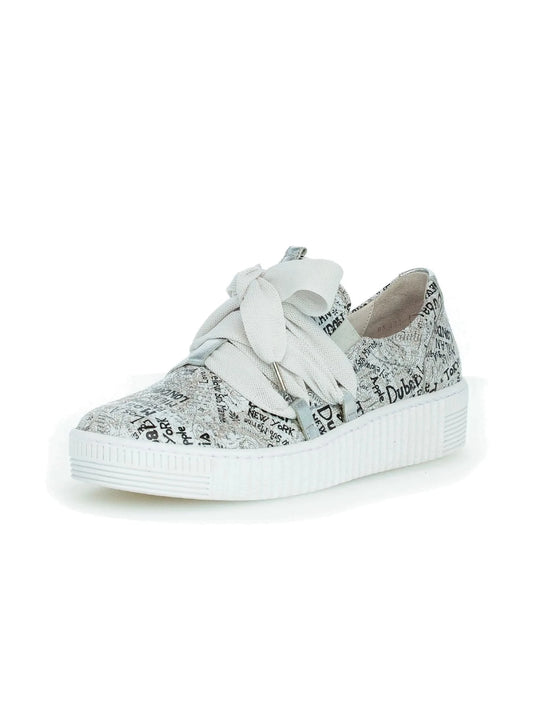 GABOR PRINTED LEATHER SHOE - SLIP ON