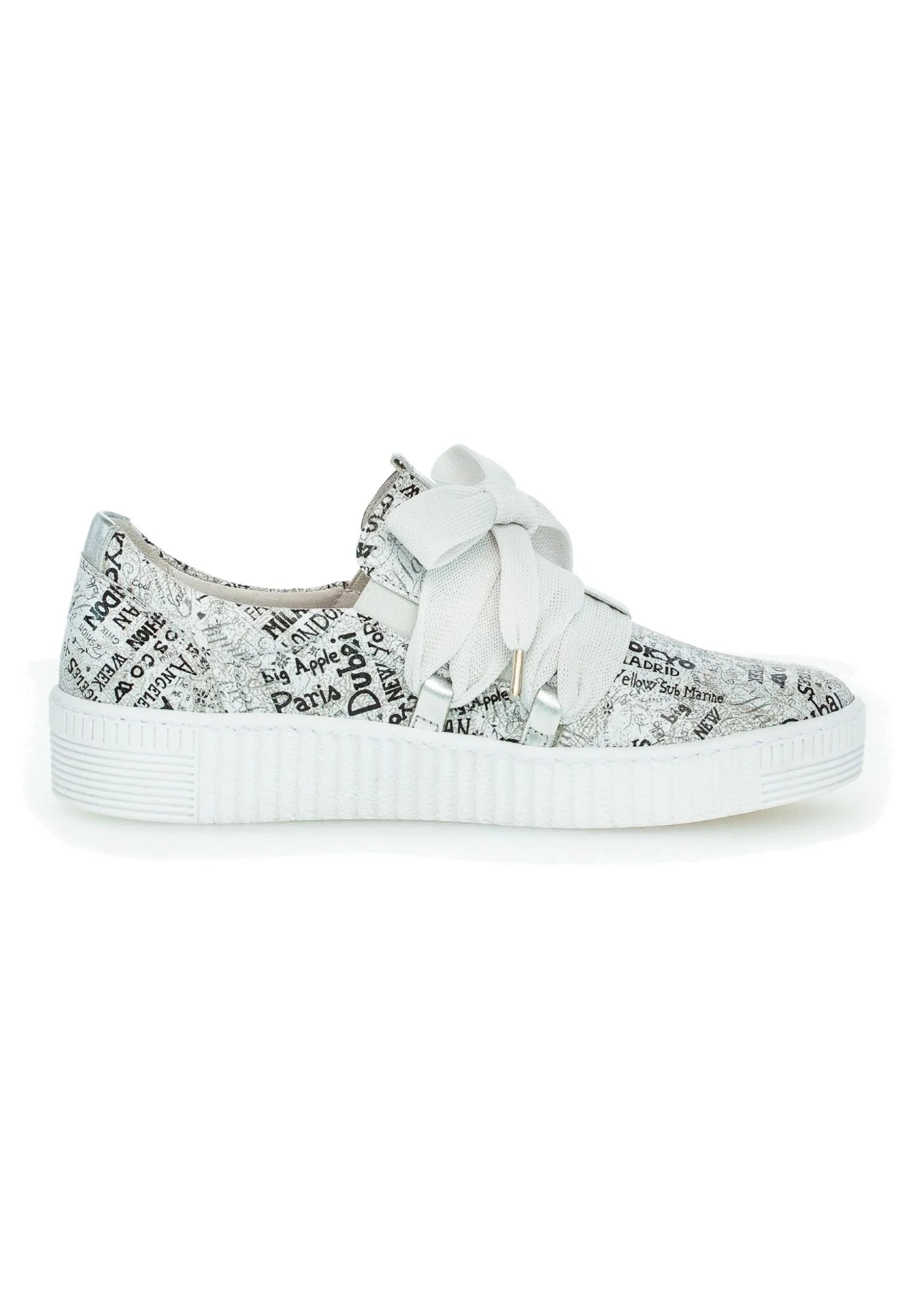 GABOR PRINTED LEATHER SHOE - SLIP ON