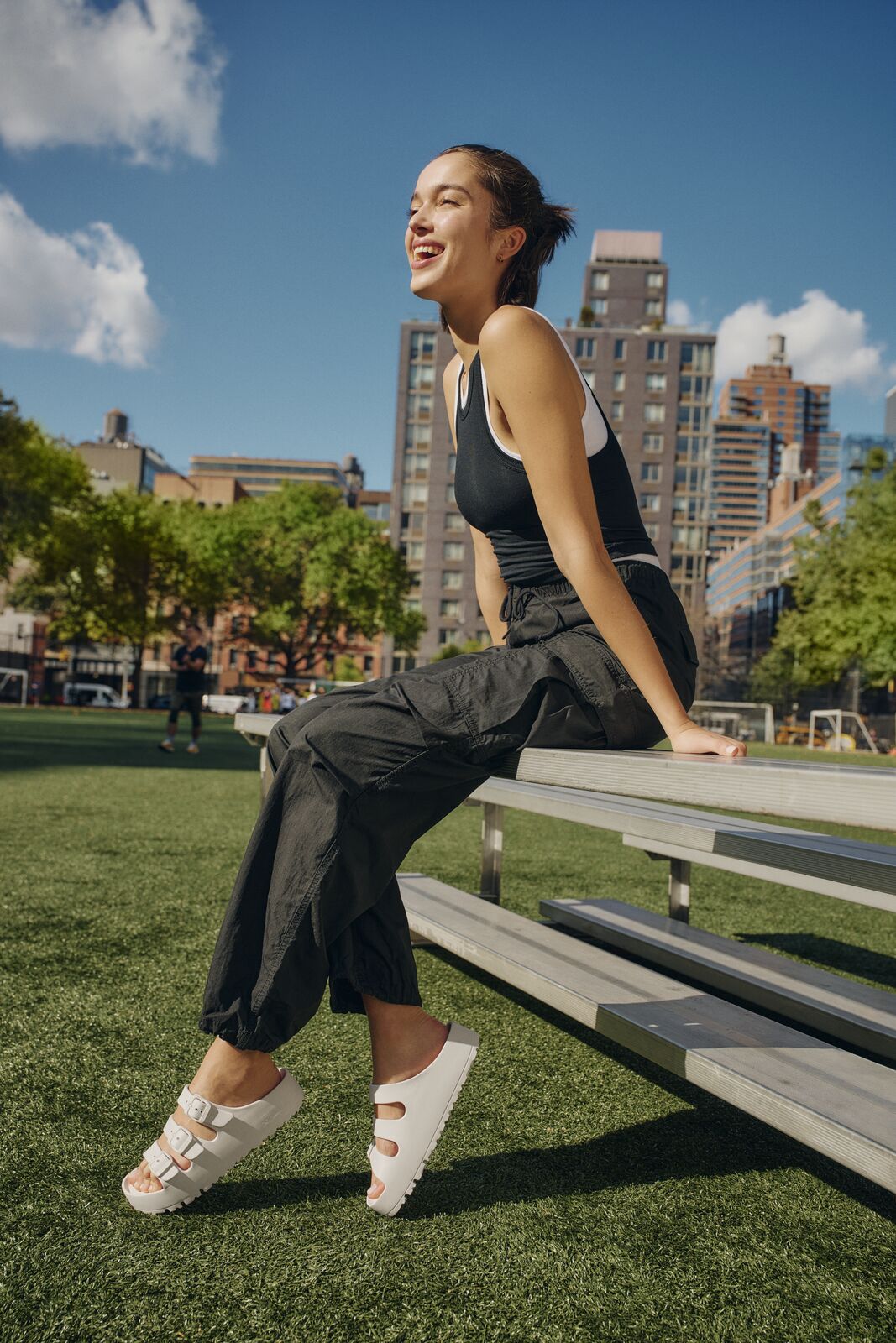 BIRKENSTOCK FLORIDA FLEX PLATFORM EVA | EGGSHELL