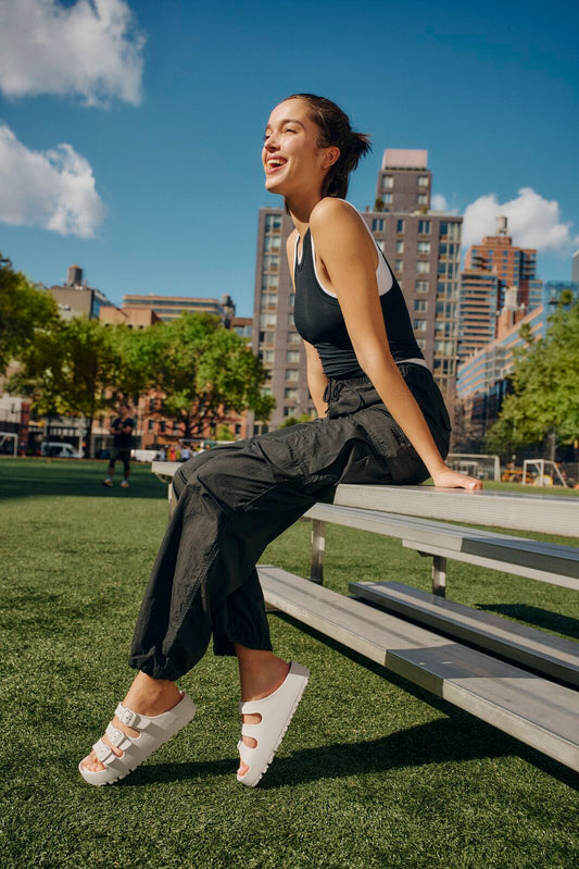 BIRKENSTOCK FLORIDA FLEX PLATFORM EVA | EGGSHELL