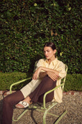 Load image into Gallery viewer, BIRKENSTOCK MADRID BIG BUCKLE HIGH SHINE | ECRU