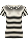 Load image into Gallery viewer, PART TWO ROCHELLE TEE | BLACK STRIPE